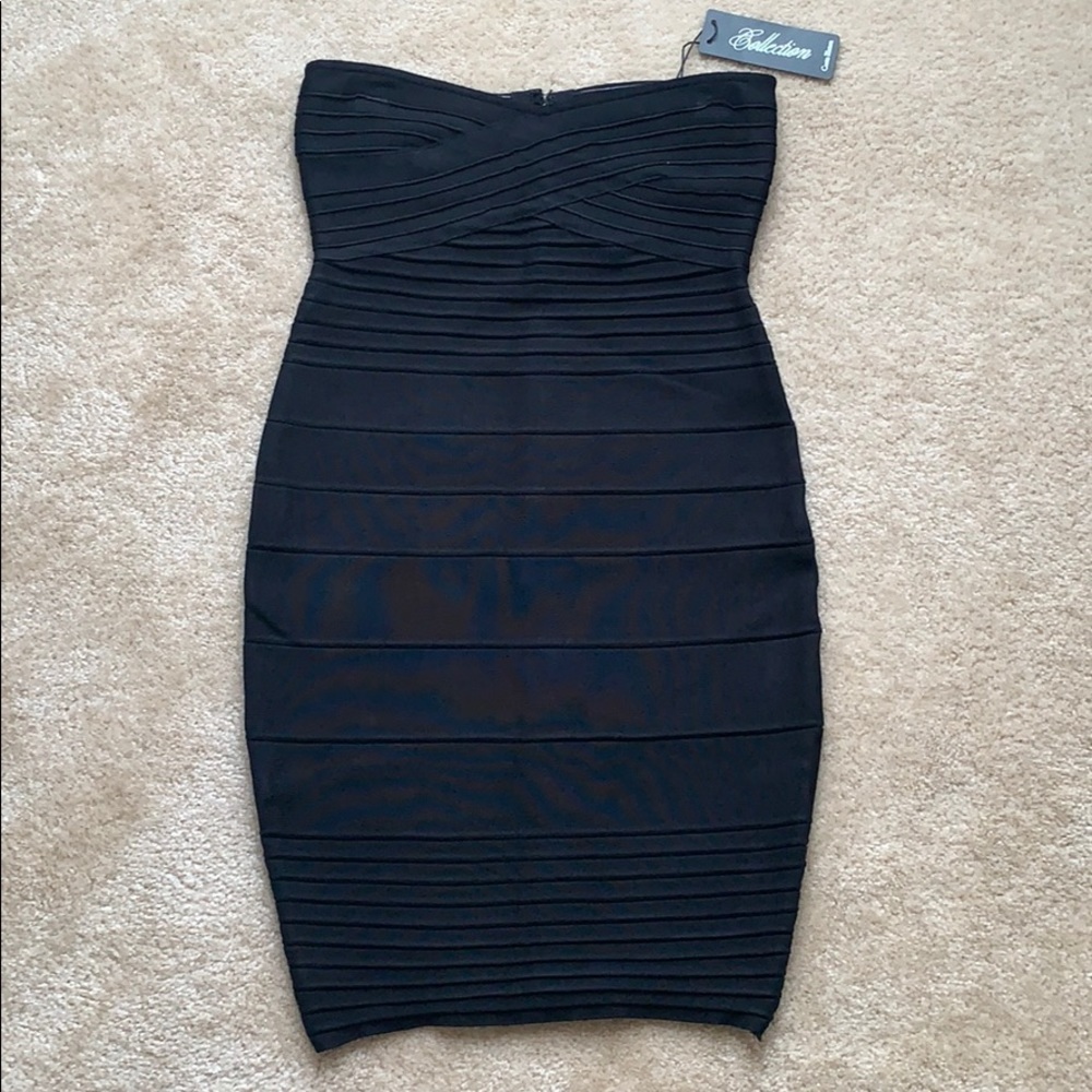 Black Strapless Dress